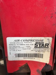 NorthStar Air Compressor with Honda GX160 Engine - Image 4