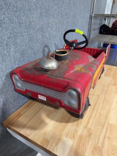 Red AMF Fire Fighter Pedal Car Unit 508 - Image 3