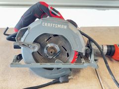 Corded Craftsman Circular Saw and Black and Decker Drill - Image 2