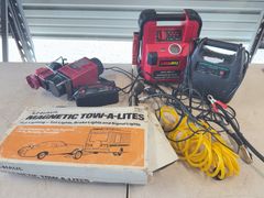 Automotive Power Tools and Tow-A-Lites Lot - Image 1
