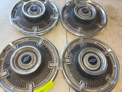 4 Chevrolet Hubcaps with Bowtie Emblem - Image 1
