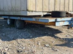 Metal Flat Trailer, Pintle Hitch, Dual Axle - Image 3