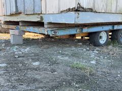 Metal Flat Trailer, Pintle Hitch, Dual Axle - Image 4