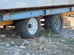 Metal Flat Trailer, Pintle Hitch, Dual Axle - Image 5