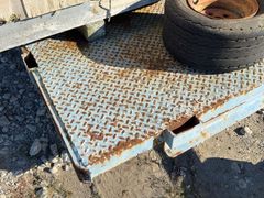 Metal Flat Trailer, Pintle Hitch, Dual Axle - Image 7