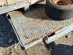 Metal Flat Trailer, Pintle Hitch, Dual Axle - Image 8