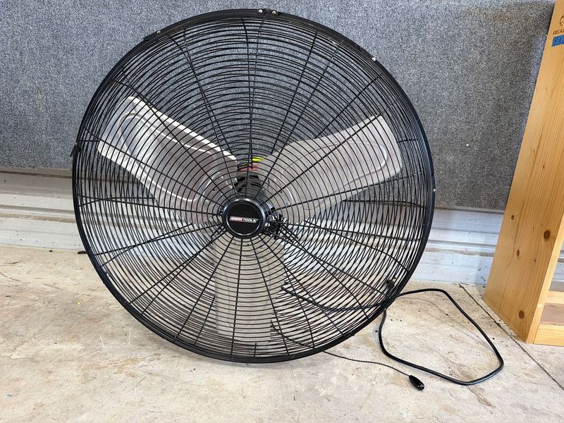 24" Oscillating Wall Fan, 120V, 2A, OEM Tools - Image 1
