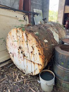 **Alternate Pickup Location and Date** Large Rusted Flammable Liquid Storage Tank - Image 3