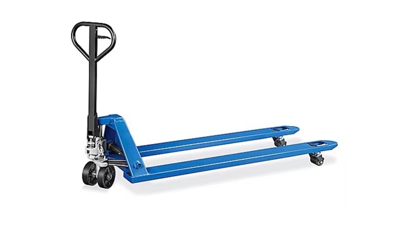 Uline Industrial Pallet Truck - Long Fork - Image 1
