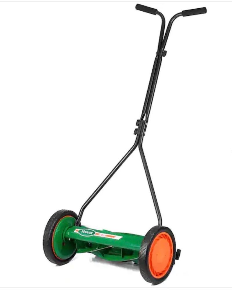 ScottsScott's 16 in. Manual Walk Behind Push Reel Lawn Mower - Image 1