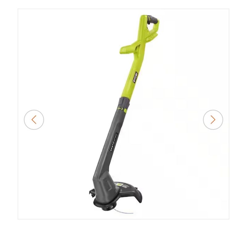  RYOBIONE+ 18V 10 in. Cordless Battery String Trimmer/Edger (Tool Only - Image 1