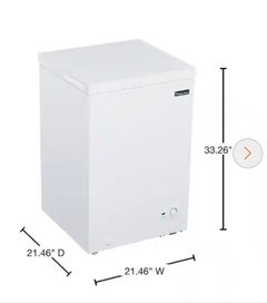 Magic Chef3.5 cu. ft. Manual Defrost Chest Freezer in White - Image 3