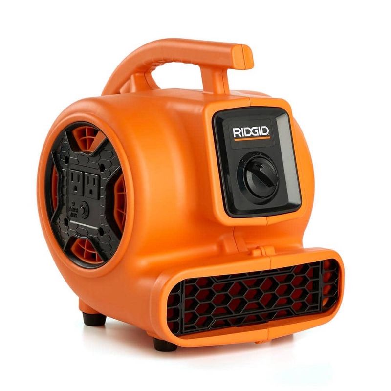 RIDGID 600 CFM 3-Speed, 3-Positions AM2265 Air Mover Blower Fan with Daisy Chain Capability for Water Damage Restoration AM2265 (Customer reported an issue) - Image 1