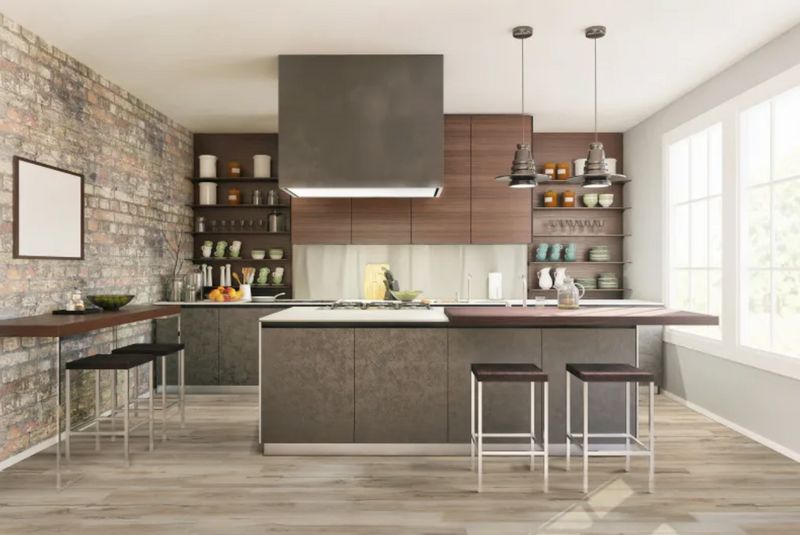 Black Ash 7.1 in. W x 47.6 in. L Click Lock Luxury Vinyl Plank Floorin