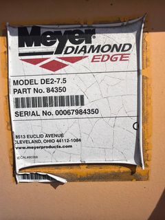 Meyer Diamond Edge Snow Plow. *Alternate Location* - Image 8