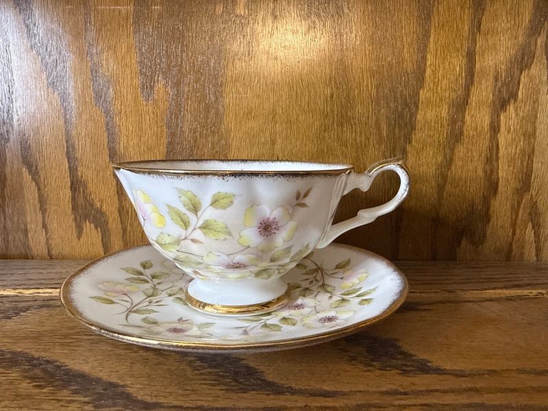 Springfield Fine Bone China Teacup Saucer Set Made In England