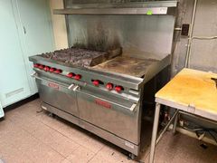 Vulcan Commercial 6 Gas Burner Stove And Griddle With 2 Standard Size Ovens  - Image 2