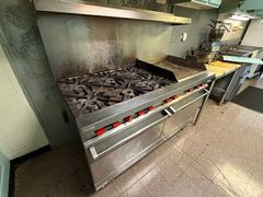 Vulcan Commercial 6 Gas Burner Stove And Griddle With 2 Standard Size Ovens  - Image 3