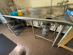 Toledo Commercial Dishwasher Tsa-27 With Ss75 Insinkerator Garbage Disposal, Dish Racks, And Stainless Steel Line.   - Image 11