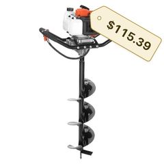 SVOPES Post Hole Digger Auger Post Hole Digger Gas Powered Earth Digger with 30 in. Long Alloy Steel Auger for Farm - Image 1