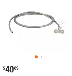 SharkBite1/2 in. SharkBite Max Push-to-Connect x 1/4 in. Compression x 120 in. Brass Ice Maker Kit - Image 1
