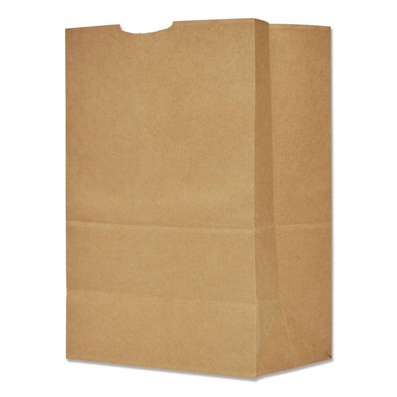 PRATT INDUSTRIES 4.58 Gal. Kraft Grocery Sacks (500-Count) CS1857K - Image 1