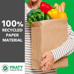 PRATT INDUSTRIES 4.58 Gal. Kraft Grocery Sacks (500-Count) CS1857K - Image 3