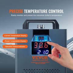 VEVOR Industrial Water Chiller KH-6000 12 L 7.8 L/min Laser Chiller Compressor - Image 5