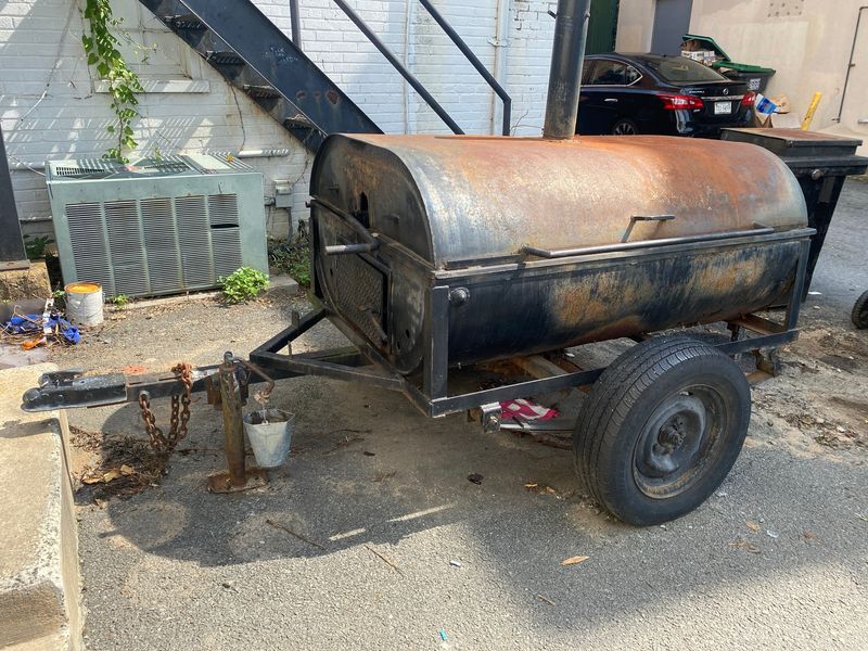 Mobile Smoker on Trailer with Hitch Required - Image 1