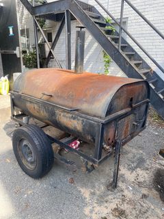 Mobile Smoker on Trailer with Hitch Required - Image 2