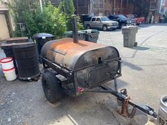 Mobile Smoker on Trailer with Hitch Required - Image 4