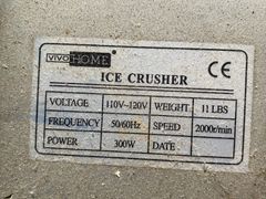 VIVOHOME Electric Ice Crusher, Cracked Casing - Image 2