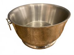 Hammered Stainless Steel Bottle Ice Bucket - Image 1