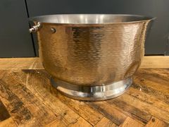 Hammered Stainless Steel Bottle Ice Bucket - Image 4