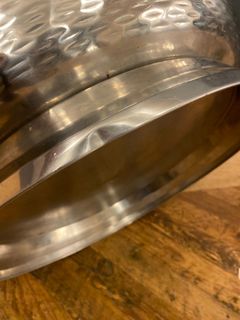 Hammered Stainless Steel Bottle Ice Bucket - Image 7