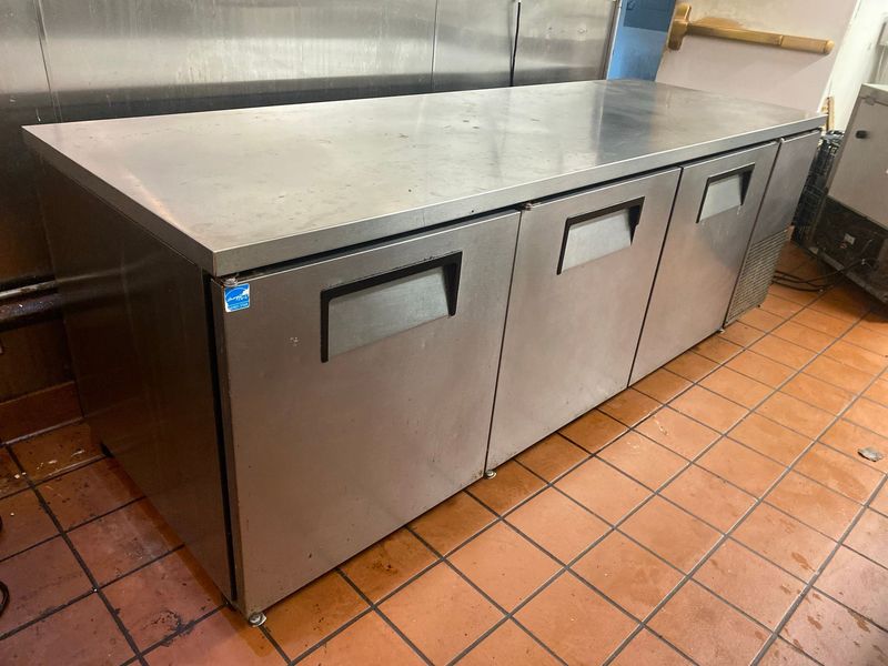 True TUC-93 Stainless 3-Door Refrigerator, Untested - Image 1