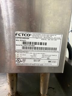 Fetco CBS-2141XTS Commercial Coffee Brewer - Image 3