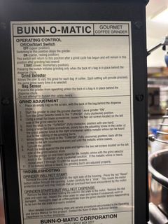 BUNN Coffee Mill Commercial Grinder - Image 5