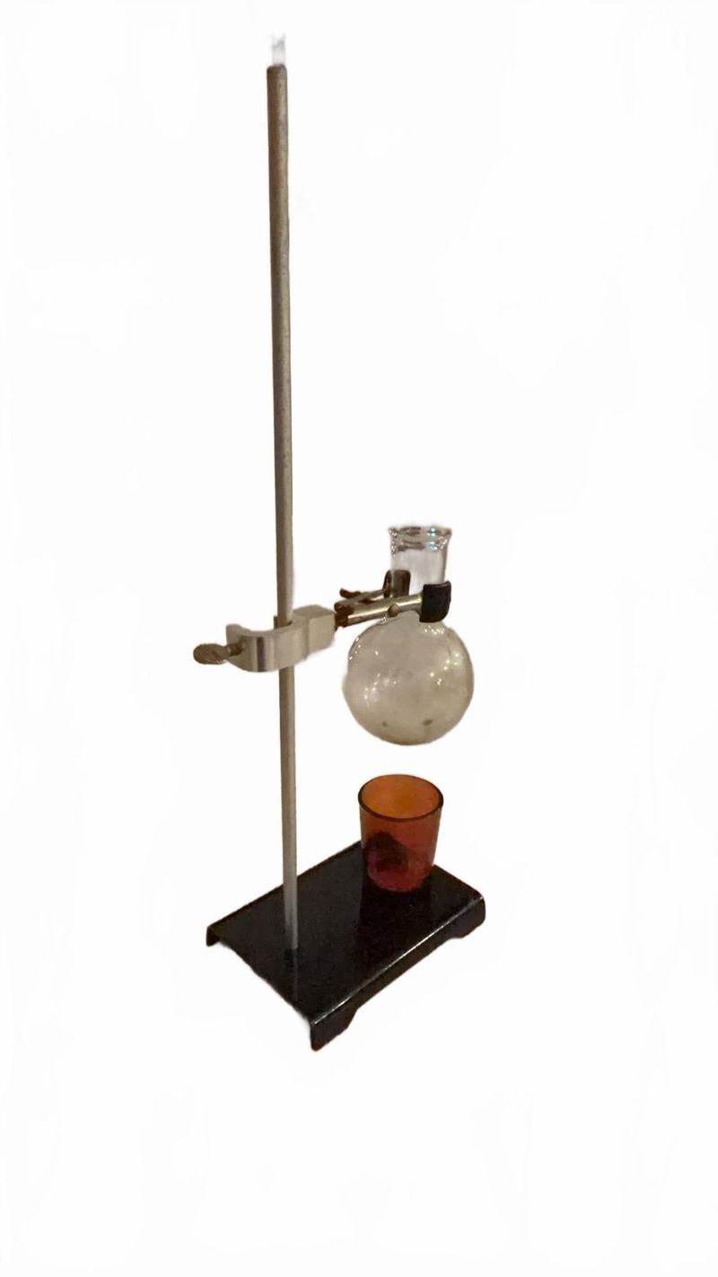 Laboratory Ring Stand With Flask and Clamp - Image 1