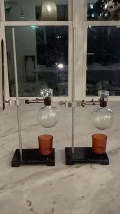 Laboratory Ring Stand With Flask and Clamp - Image 3