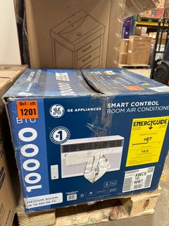 GE10,000 BTU Smart Window Air Conditioner for 450 sq. ft. in White - Image 3