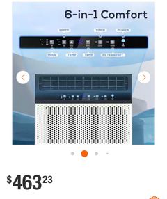 Window Air Conditioner 115-Volt Cools 550 sq. ft. for Bedroom, Living Room - Image 2