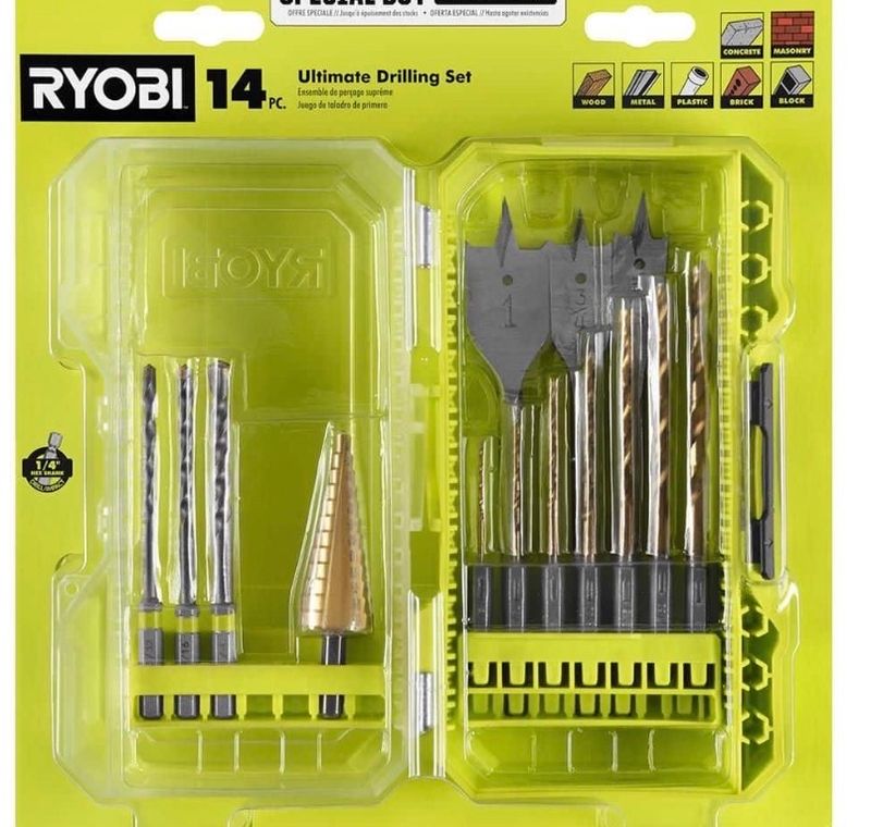 RYOBIUltimate Drilling Set (14-Pieces) - Image 1