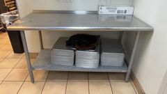 Commercial Stainless Steel Work Table - Image 1