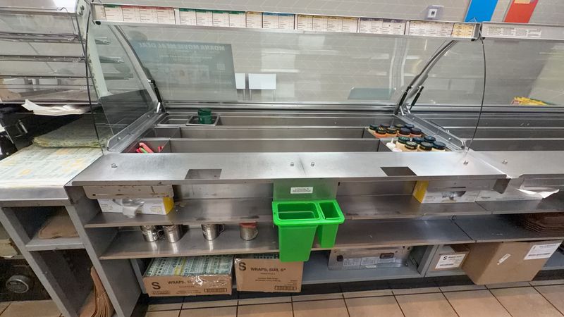 Stainless Steel Sandwich Prep Counter - Image 1