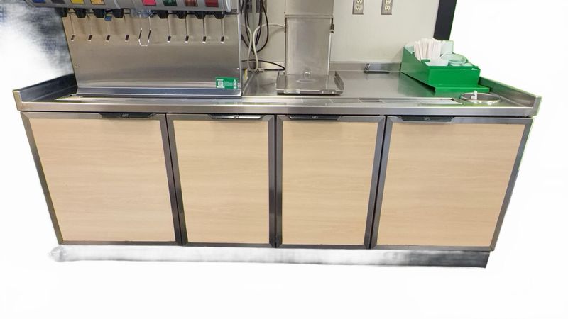Restaurant Soda Fountain Cabinet Base - Image 1