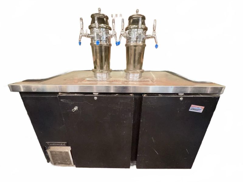 Kegerator Beer Tap Cooler, Dual Towers - Image 1