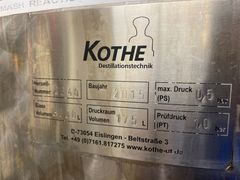 Kothe Mash Reaction Tank #1, 792 Gal - Image 5