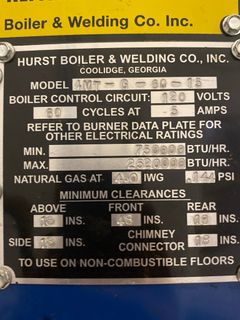 Vertical Steam Boiler, 60HP - Image 3