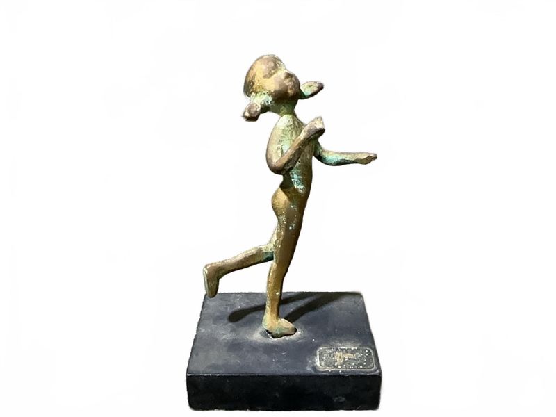 Bronze Figural Sculpture on Base